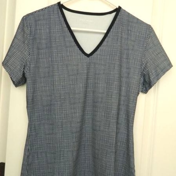 TORY BURCH SPORT V-Neck Tennis Top Sz M - Picture 1 of 3